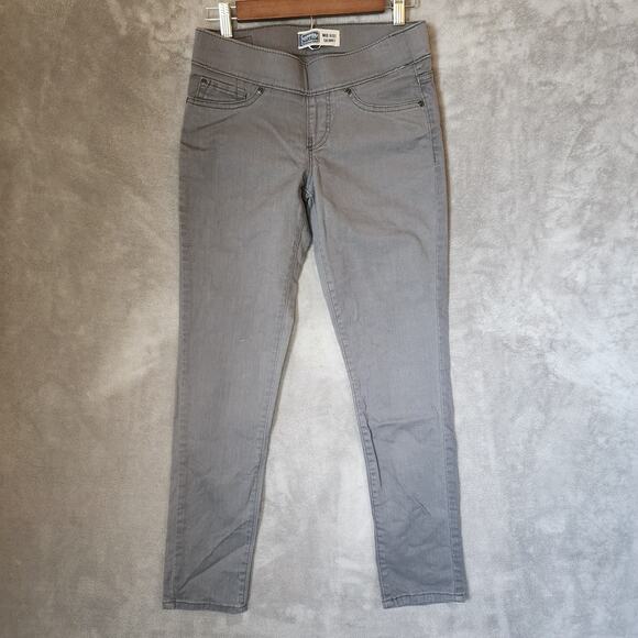 Levi's Signature Women's Gray Jeggings Size 4 S, Cotton Blend Stretch Denim - Picture 1 of 6